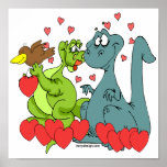 Dinosaur Love Poster