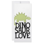 dinosaur love custom rack card