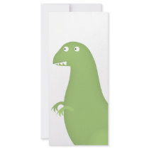 dinosaur love custom rack cards