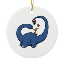 Dinosaur Mistletoe Ornaments