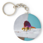 Dinosaur on a Ladder Key Chains