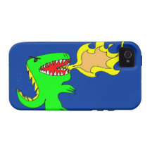 Dinosaur or Dragon Art by little t + Joseph Adams Vibe iPhone 4 Covers