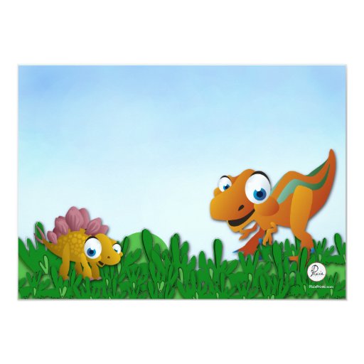Dinosaur Pals Invitation