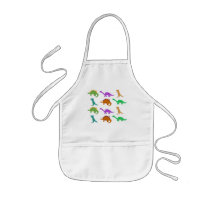 Dinosaur pattern apron