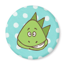Dinosaur Polka Dot Magnet (in blue and green) magnets