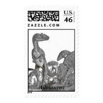Dinosaur Postage Allosaurus by Gregory S. Paul