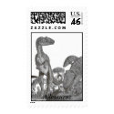 Dinosaur Postage Allosaurus by Gregory S. Paul postage