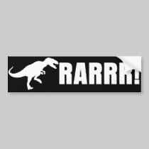 Dinosaur RARRR! bumper stickers
