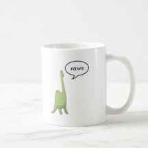 Dinosaur rawr! coffee mug