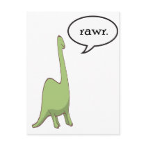 Dinosaur rawr! postcards by NixxysPicks Dinosaur rawr! postcards