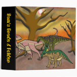 Dinosaur Romp 3 Ring Binder