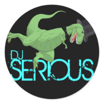 dinosaur, SERIOUS, DJ stickers