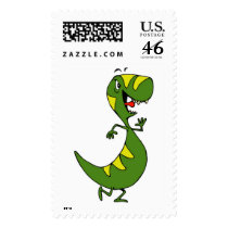 Dinosaur strut postage by Dennis_Holmes Dinosaur strut postage