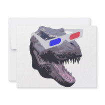Dinosaur t-shirts invitations