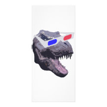 Dinosaur t-shirts personalized rack card