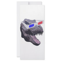 Dinosaur t-shirts personalized rack card