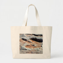 Dinosaur Tracks North Of Flagstaff Canvas Bags