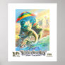 Dinosaur Vacation Wish You Were Here Poster