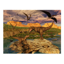 Dinosaur valley postcard