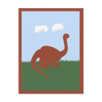 Dinosaur Whimsical Cartoon Art Postcards