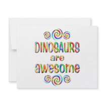 DINOSAURS ARE AWESOME invitations by AllPetsStore DINOSAURS ARE AWESOME invitations