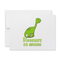 Dinosaurs are Awesome Custom Announcements