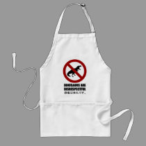 Dinosaurs are Disrespectful aprons