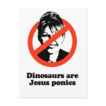 Dinosaurs are Jesus ponies Postcards