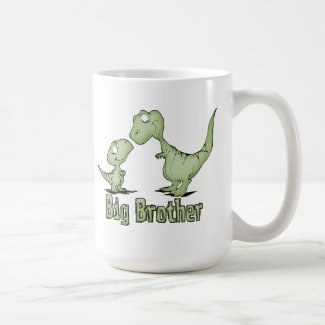 Dinosaurs Big Brother Coffee Mugs