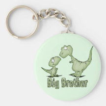 Dinosaurs Big Brother Keychain