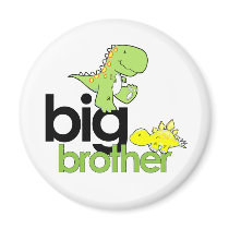 dinosaurs big brother fridge magnet
