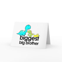 dinosaurs biggest big brother greeting cards