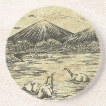 Dinosaurs Drink Coaster