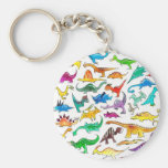 'Dinosaurs for beginners' Keychain