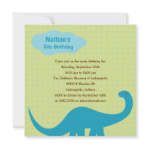 Dinosaurs Fun Birthday Party Invitation