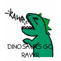 DINOSAURS GO RAWR girls hoodie sleeve t-shirts
