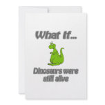 dinosaurs custom invitation