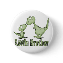 Dinosaurs Little Brother buttons