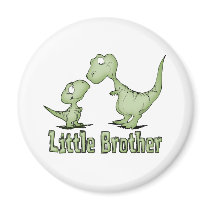 Dinosaurs Little Brother magnets by Kewlkids Dinosaurs Little Brother magnets