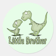 Dinosaurs Little Brother Sticker