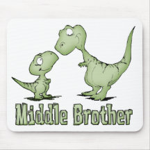 Dinosaurs Middle Brother Mouse Pads