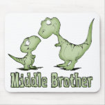 Dinosaurs Middle Brother Mouse Pads