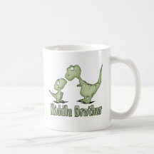 Dinosaurs Middle Brother Mugs