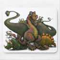 Dinosaurs mousepad