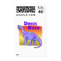 Dinosaurs Postage Stamp