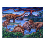 Dinosaurs postcard postcards
