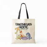 Dinosaurs Rock Tshirts and Gifts Tote Bag