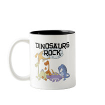Dinosaurs Rock Tshirts and Gifts Coffee Mugs