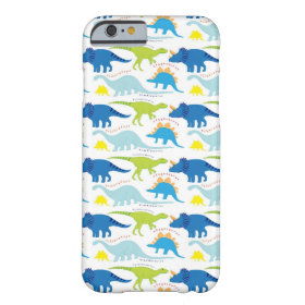 Dinosuar Designs Blue and Green Pattern Dino Gifts iPhone 6 Case