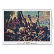 Diogenes By Castiglione Giovanni Benedetto Greeting Card